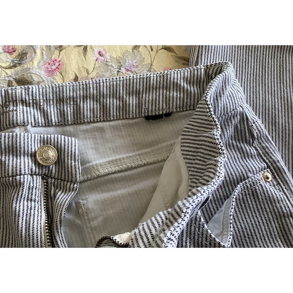 Striped Black and White Pants